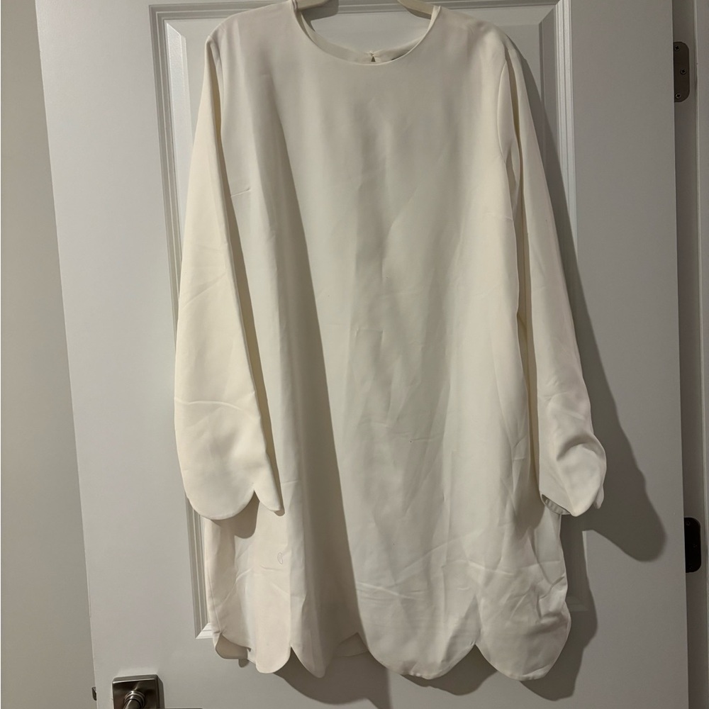 Sugarlips Cream Long Sleeve Dress